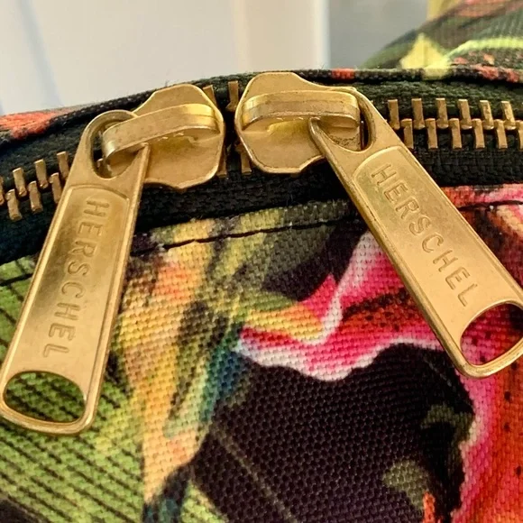 Herschel Supply Co. Hoffman Nova Mini Backpack Floral Tropical Print Black/Pink - Picture 6 of 14